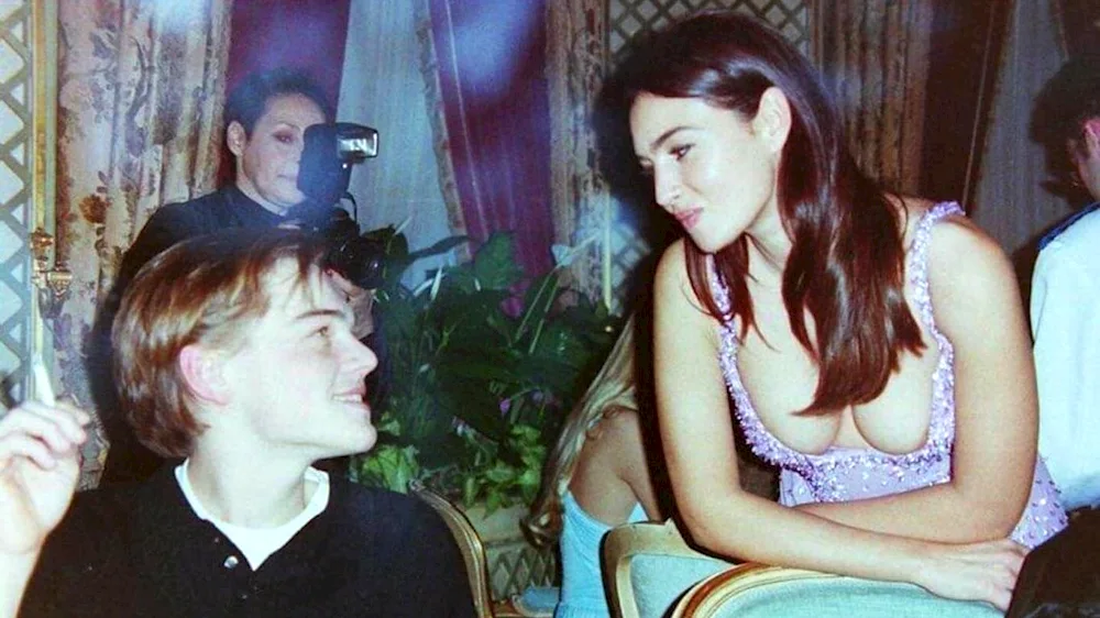 Monica Bellucci and Leonardo DiCaprioMonica Bellucci and Leonardo DiCaprioCamilla Morrone filmsMonica Bellucci Leonardo DICAPRIO