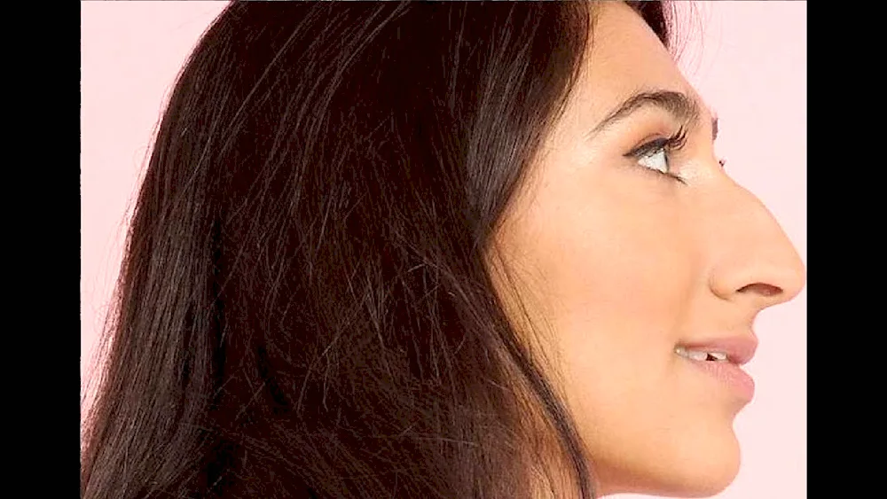 Monica Bellucci nose with a small hump in profile