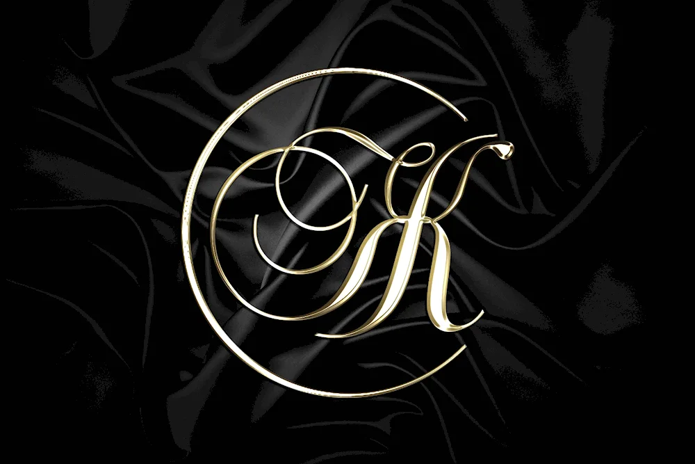 Monogram gold