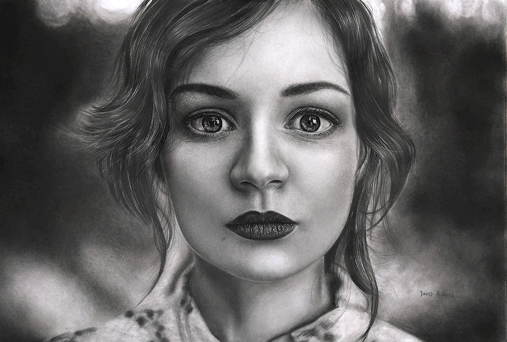 Monochrome portrait