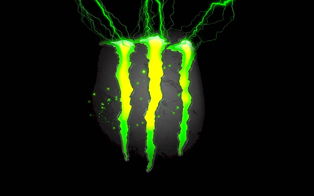 Black Monster Energy Green