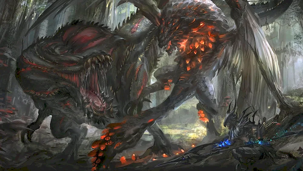 Monster Hunter World Dragons