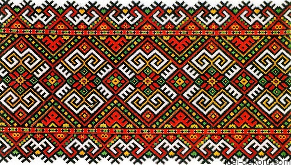 Mordovian Erzya national pattern