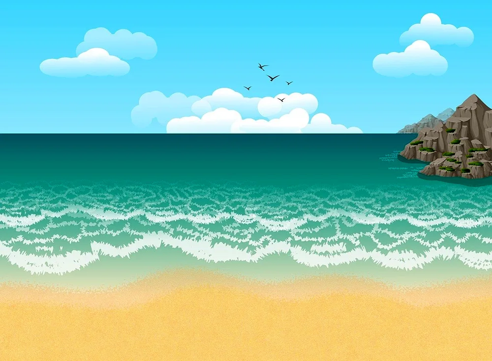 Nature landscapes for drawing