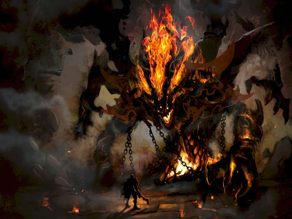 Morgoth and the Balrog