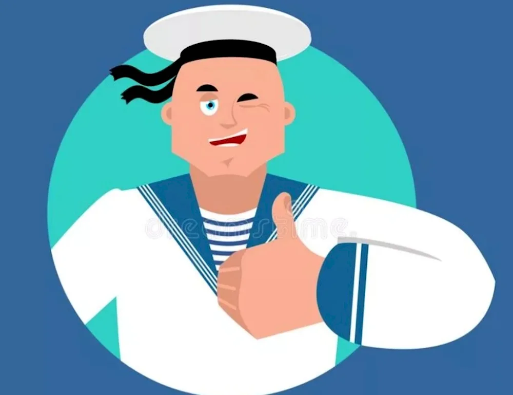Sailor emblem for kindergarten