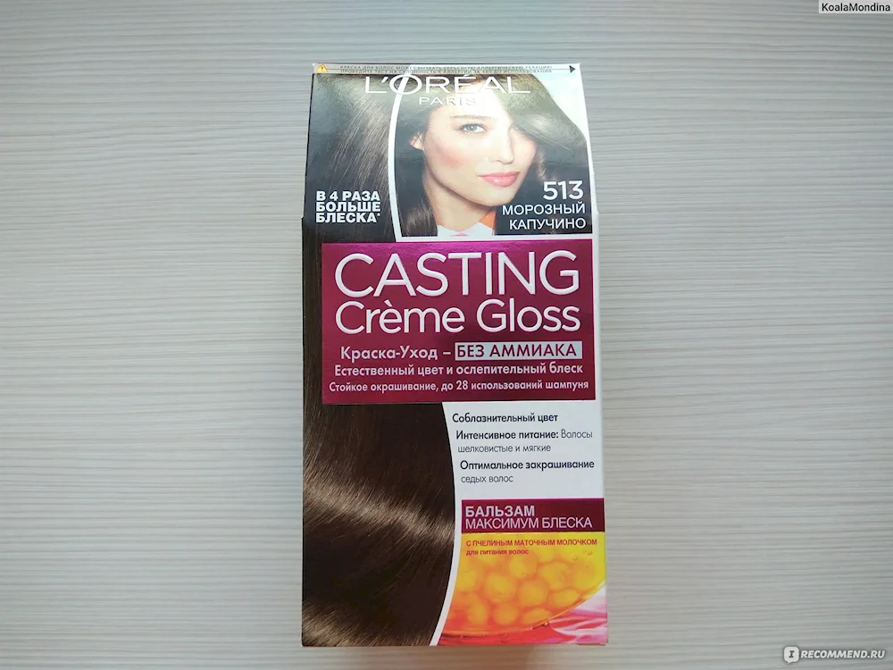 Frosty cappuccino casting Loreal 513
