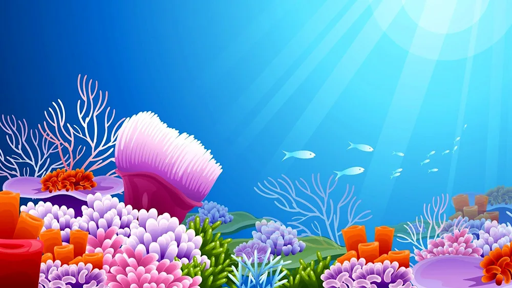 Sea bottom background