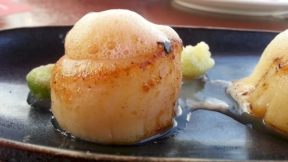 Scallop fried