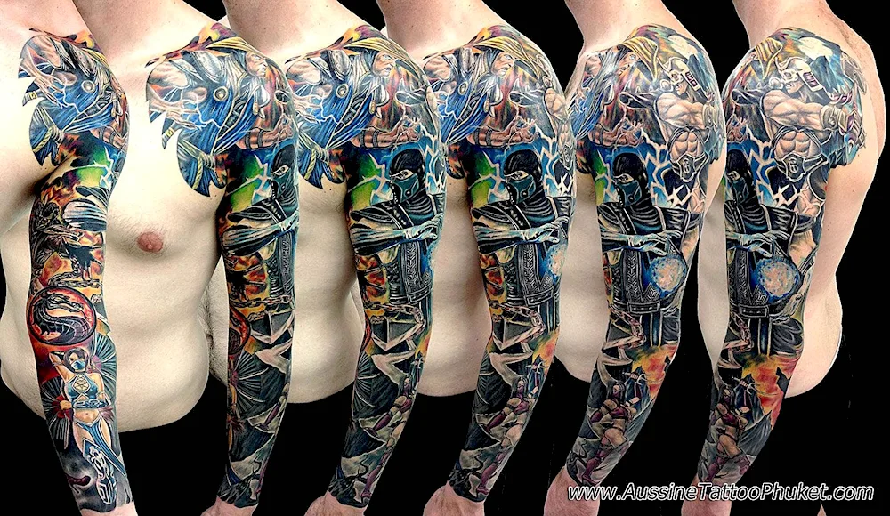 Half Sleeve Polynesia Half Sleeve on the Forearm