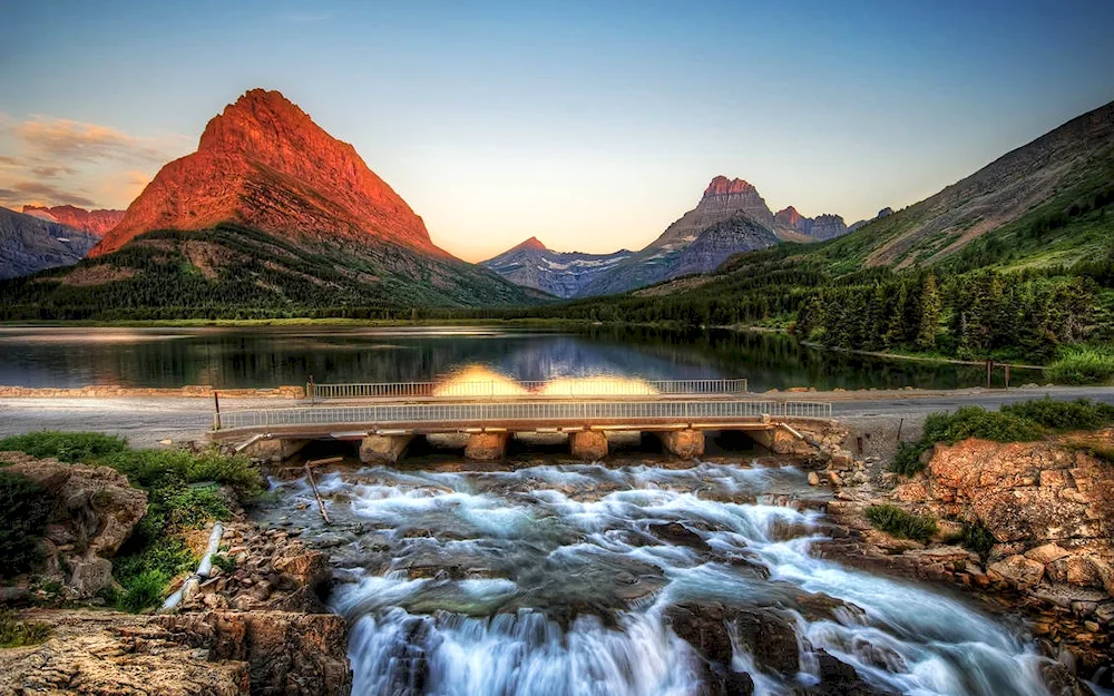 Montana River Bridge