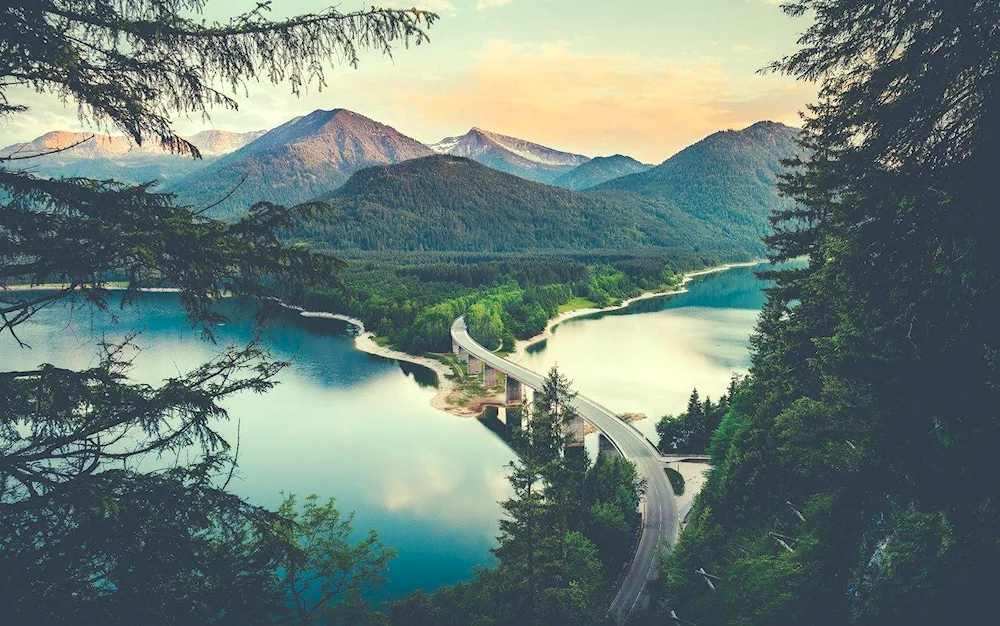 Silvenstein Bridge Bavaria Germany