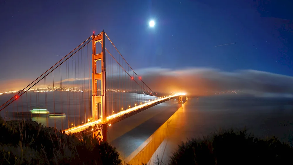 The Golden Gate Bridge. San Francisco