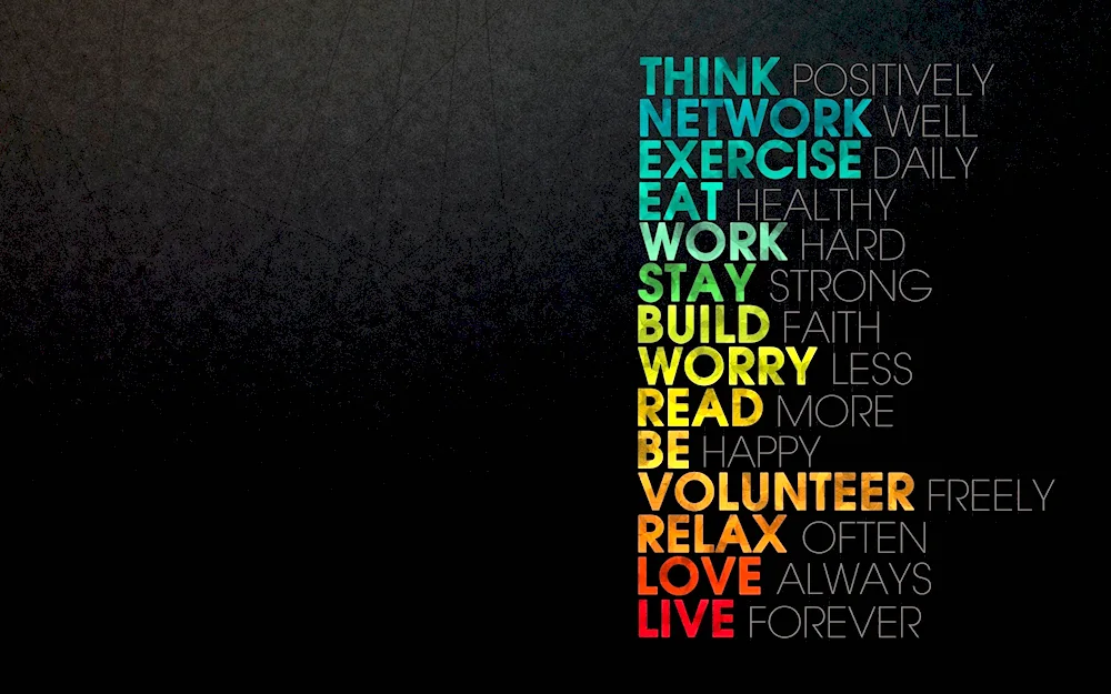 Motivating wallpaper