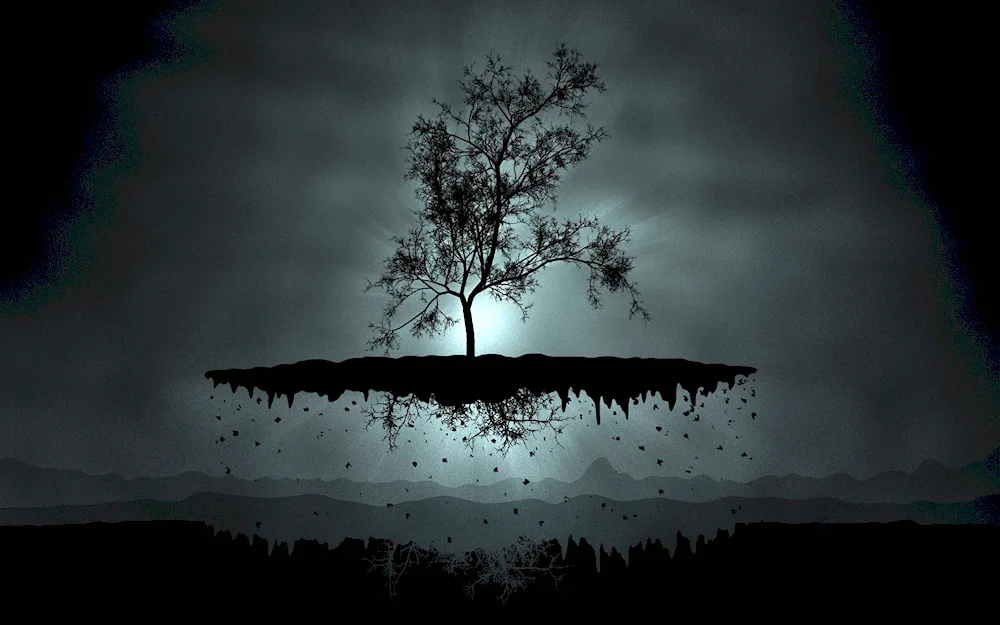 Dark landscape