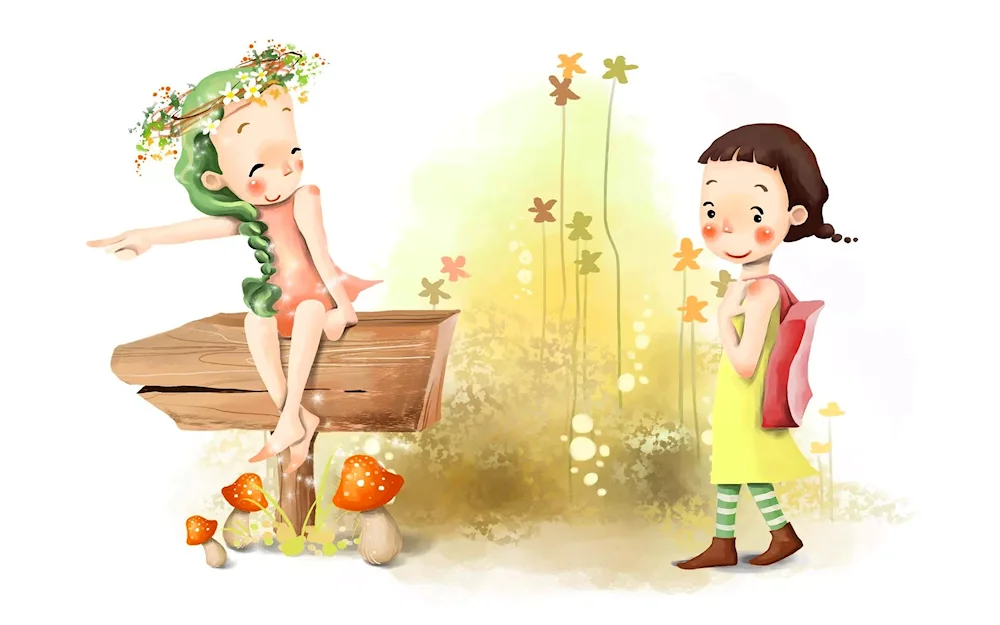 Cartoon girl