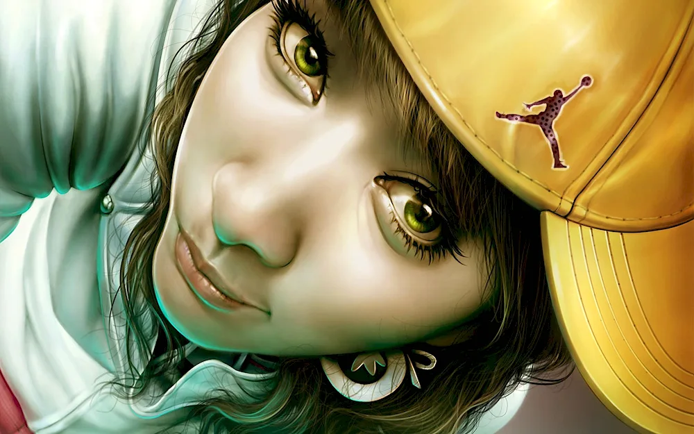 Girl drawing