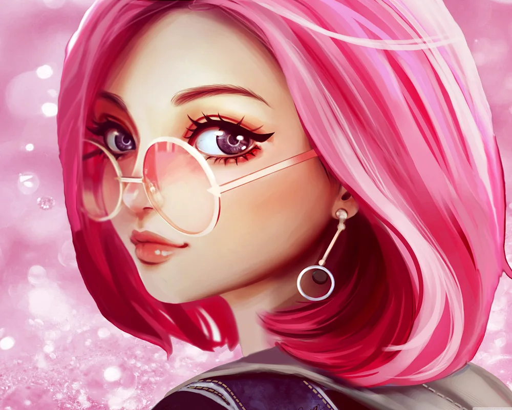 Heroes with pink hair