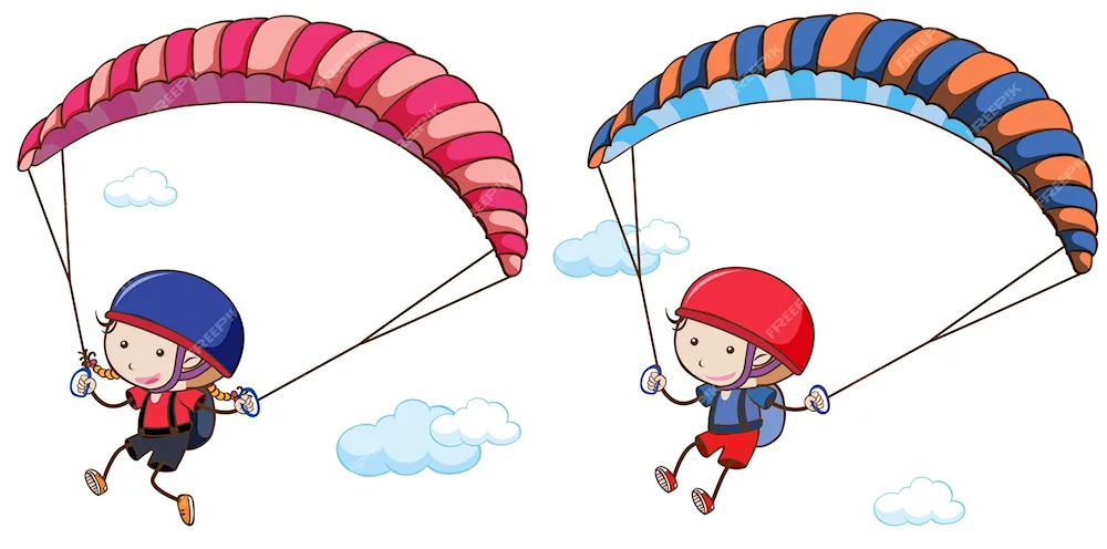 Multi skydivers