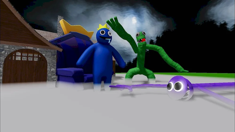 Rainbow friends cartoons