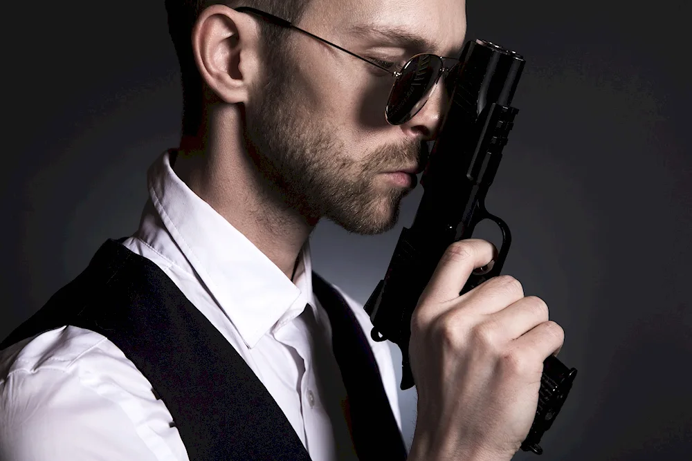 The man with the gun