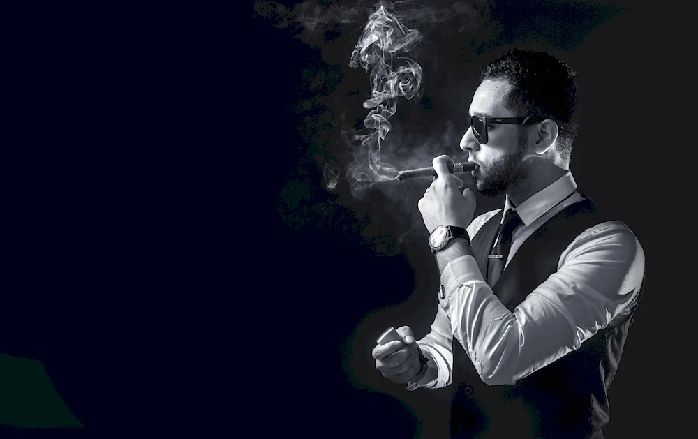 Man with a cigar