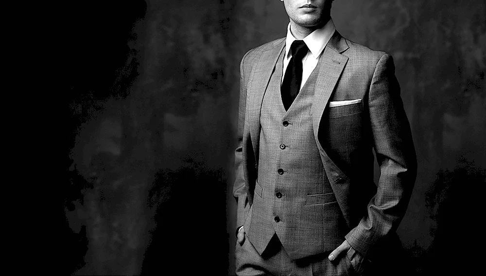 A man in a suit