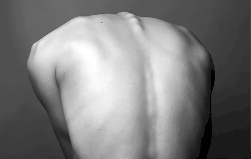 Male back
