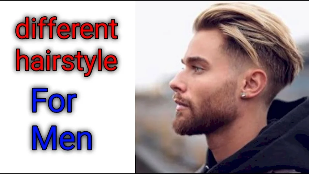 Slick back Pompadour