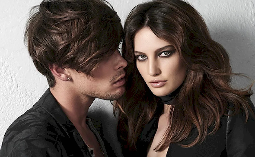 Men's and women's haircuts