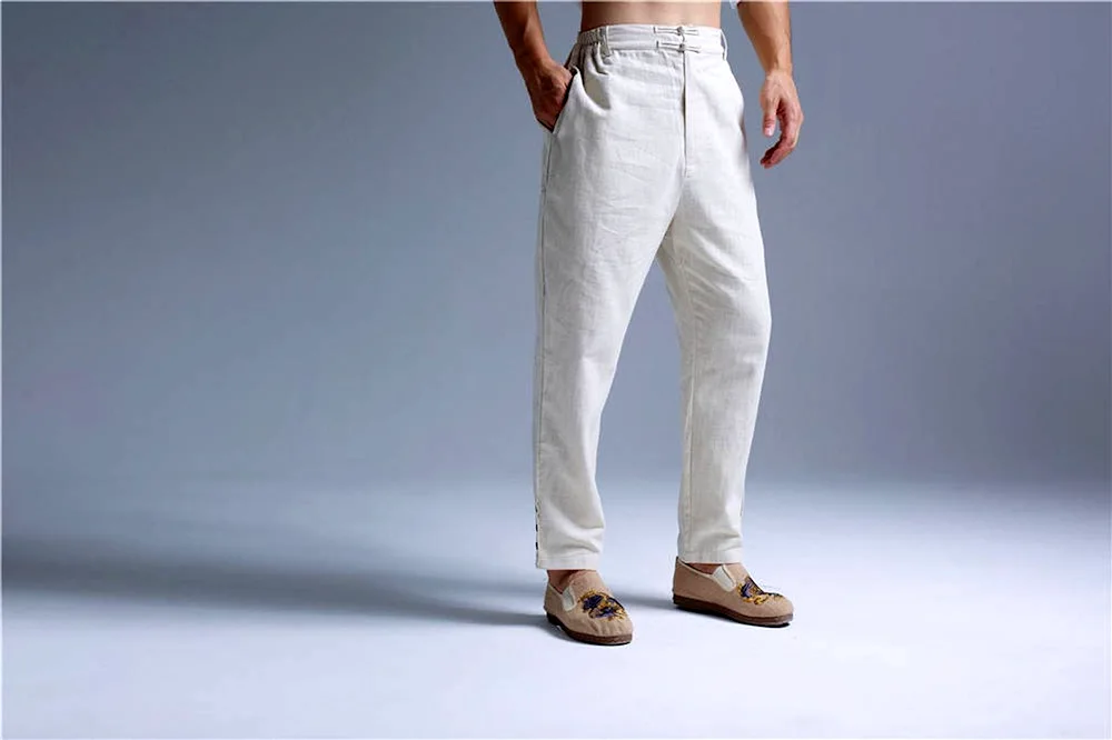 Men's linen trousers Monsoon