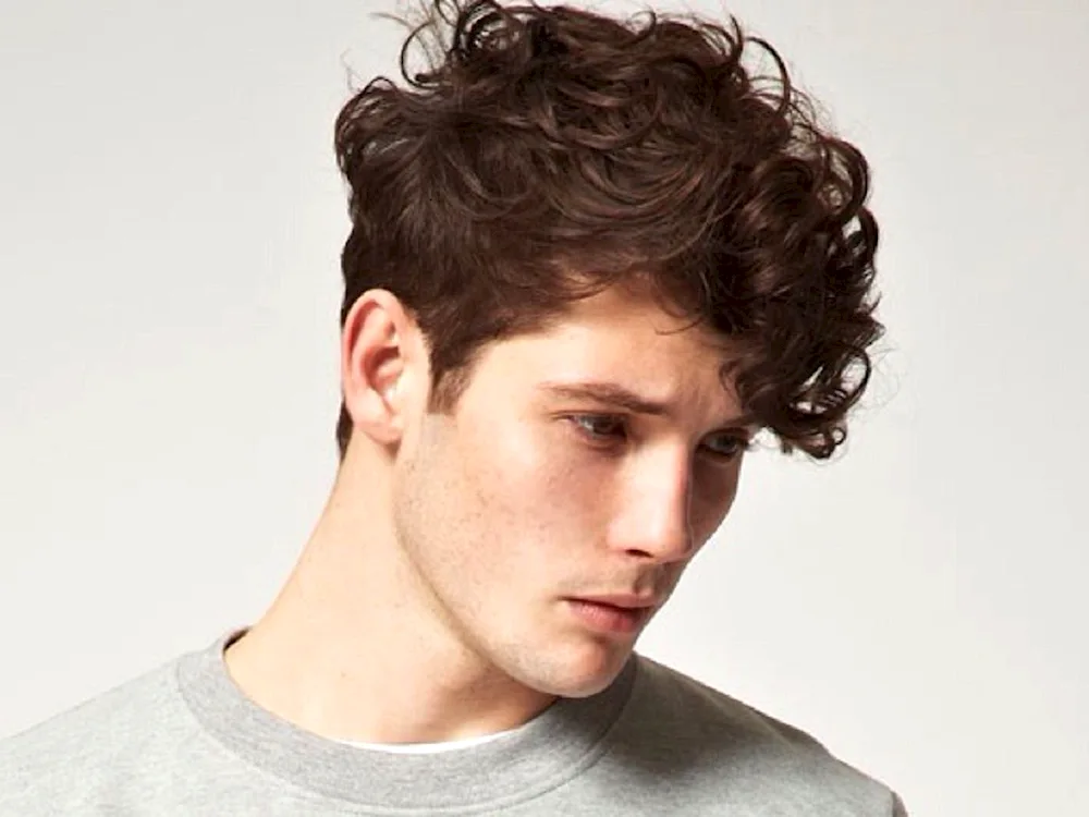 Men's hairstyles with curly hair
