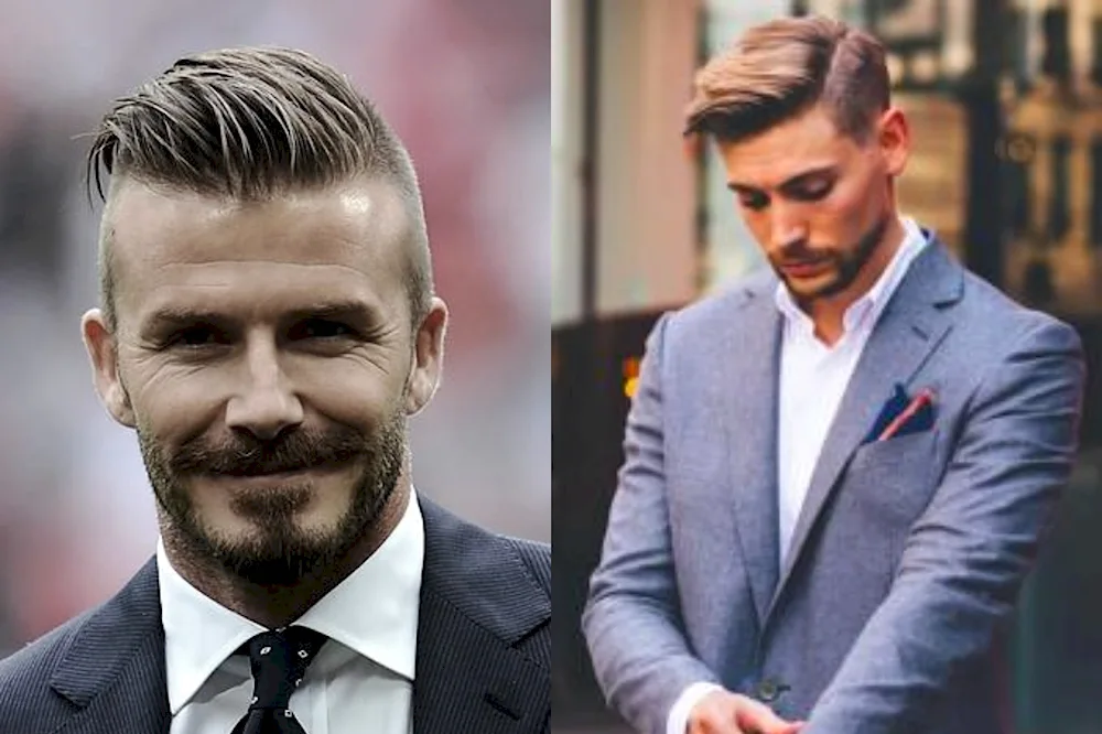 Men's hairstyles with backcomb