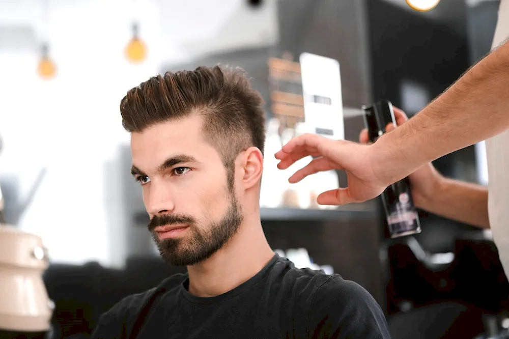 British undercut haircut for triangle face men's haircuts