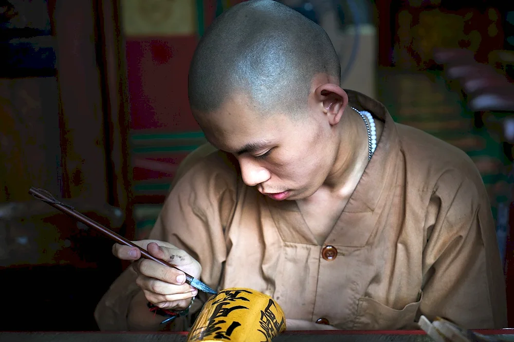 Girl shaved bald