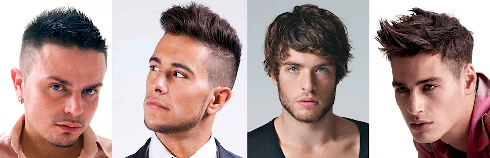 Men's haircuts for elongated face. face