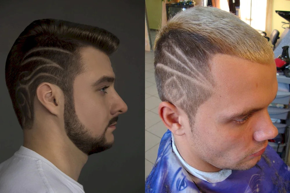 Punkish Chelsea hairstyle