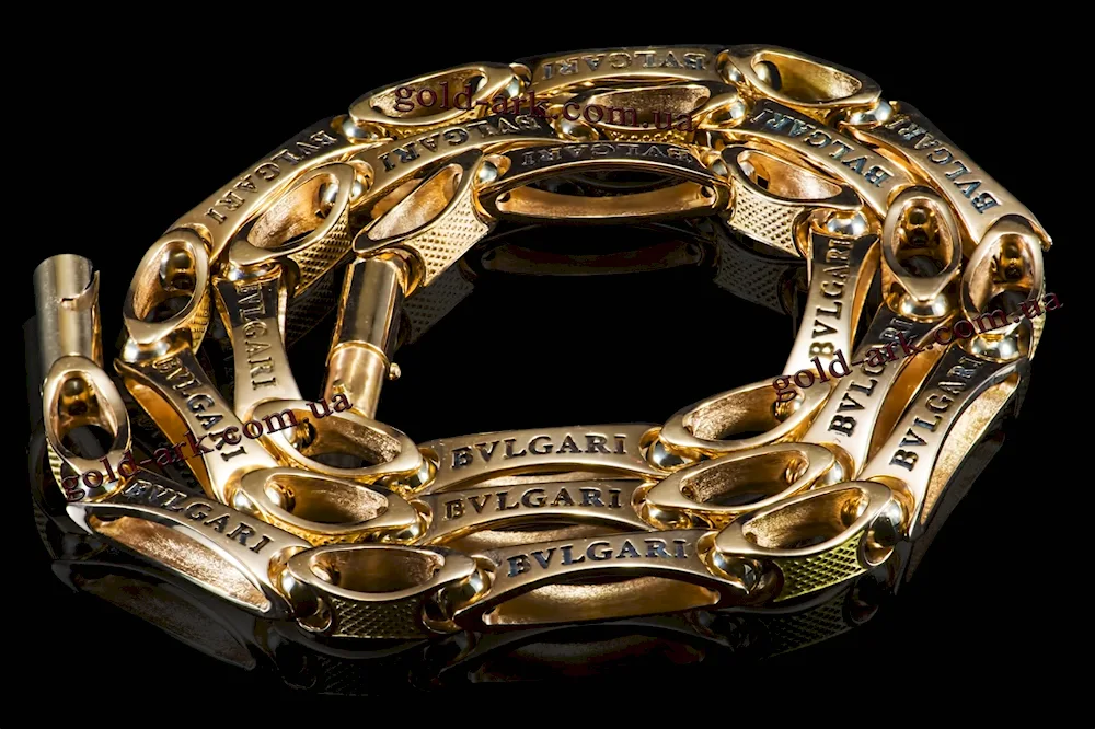 Cartier Men's 925 Gold Chain Cartier Men's Anchor Chain With Lock carabiner