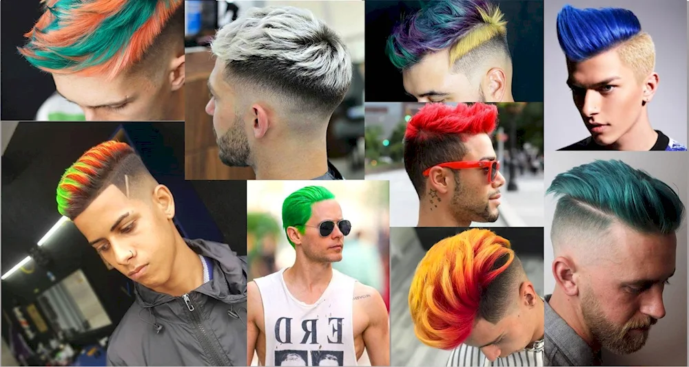 Men's hair colouring Yekaterinburg