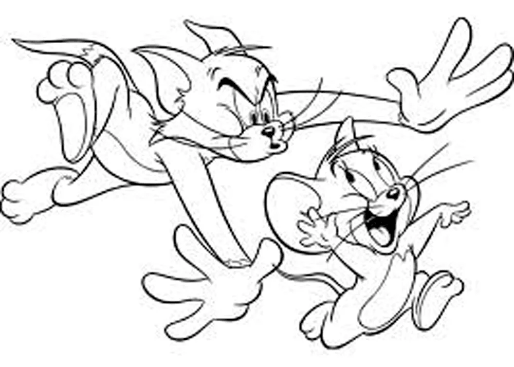 Jerry Mouse colouring