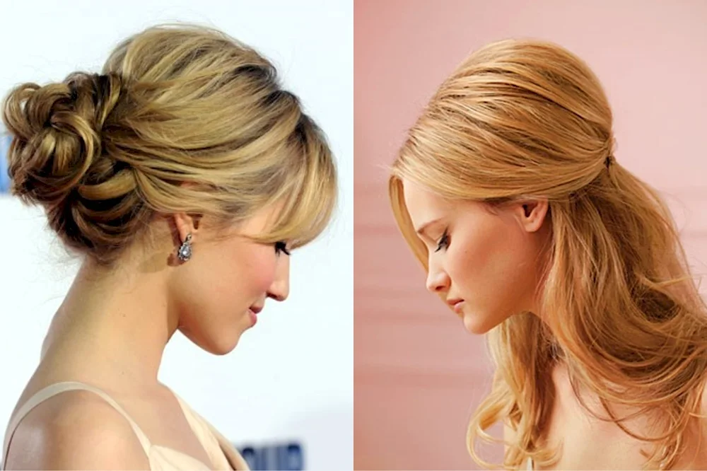 Difficult hairstyles for long hair