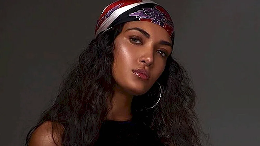 Girl in a scarf Handkerchief