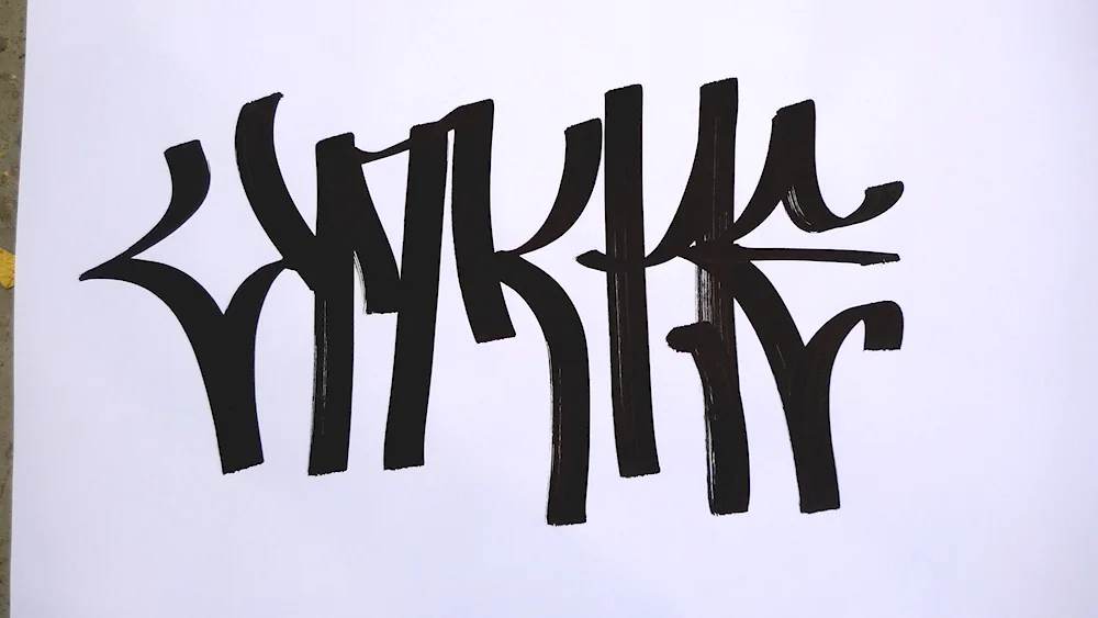Writing with marker