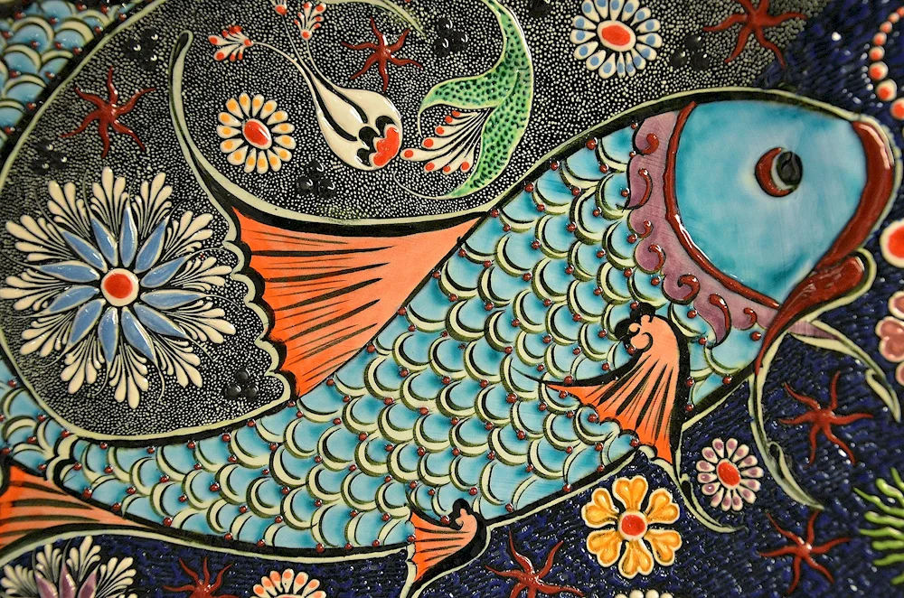 Mikhail Khokhlachev painting Goldfish
