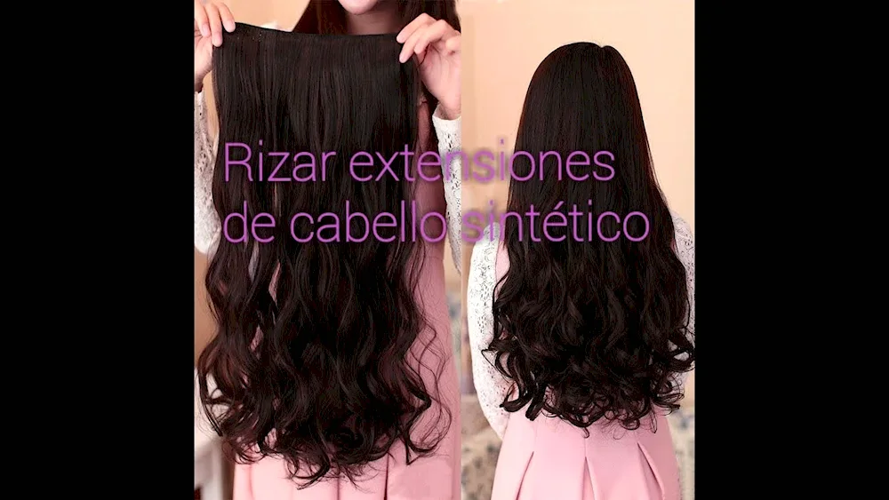 Curly hair extensions