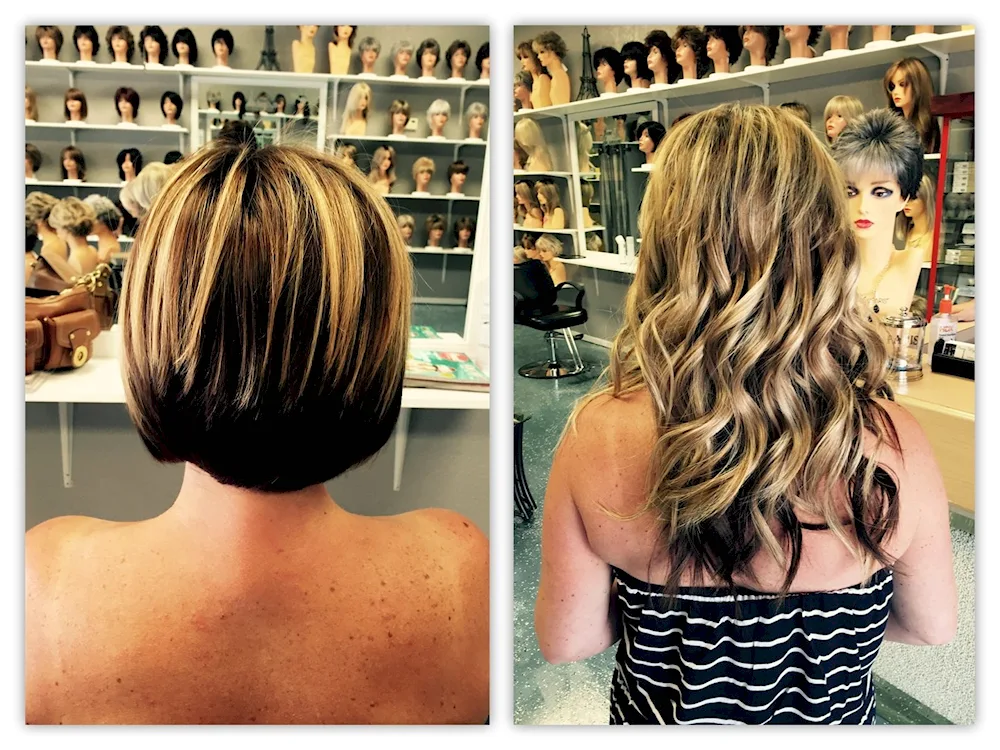 Band hair extensions