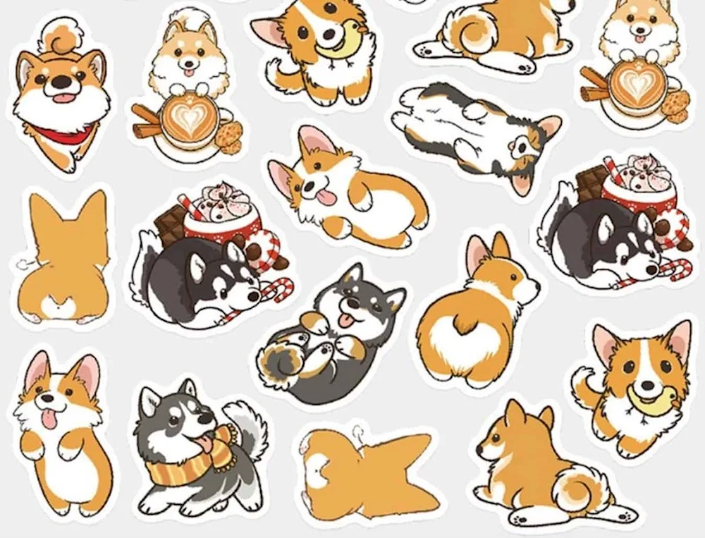 Hallow Kitty stickers