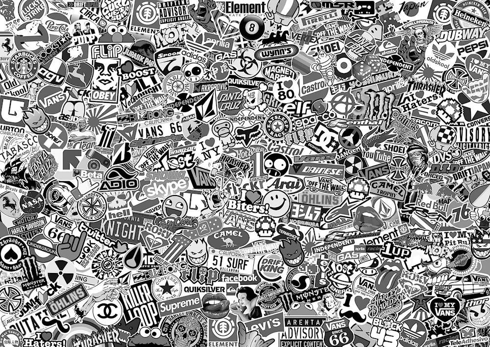 Stickers stickerbombing