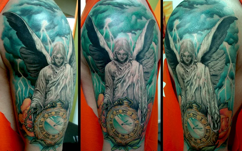 Fallen angel tattoo