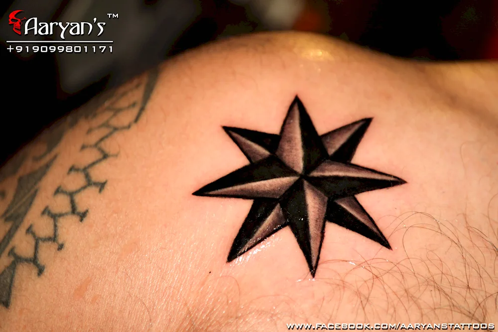 The Four-Pointed Star tattoo